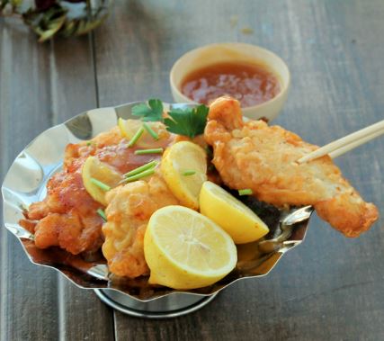 Pollo en tempura al limón | Recetas de Pollo