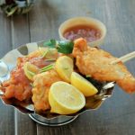 Pollo en tempura al limón